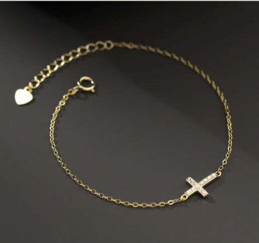 Minimalist Cross Bracelet