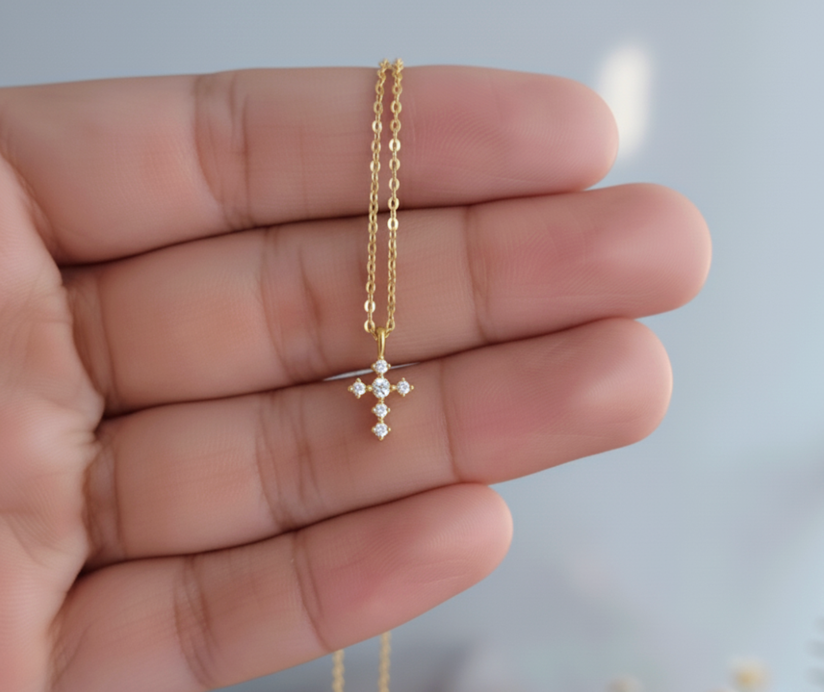 Faith Cross Necklace