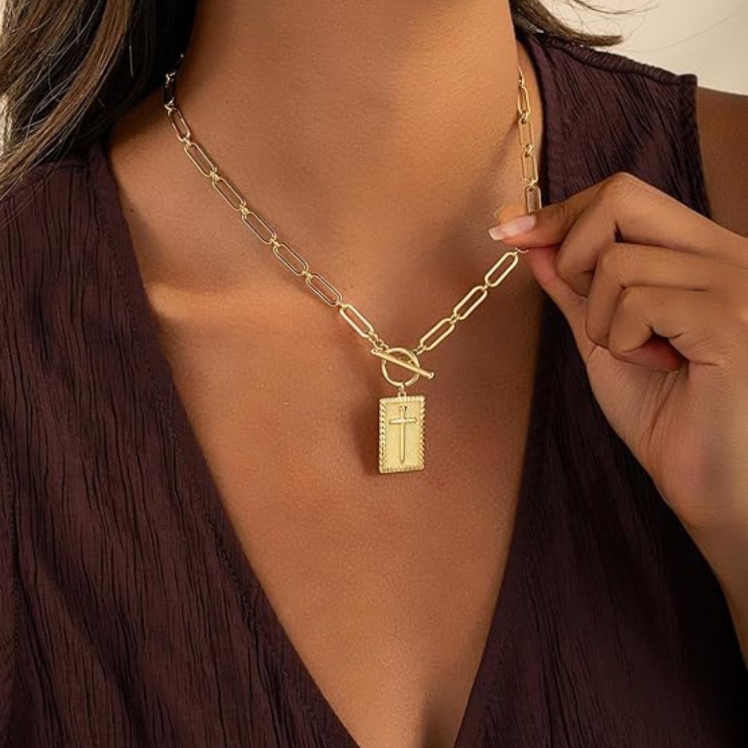 Charm Cross Necklace