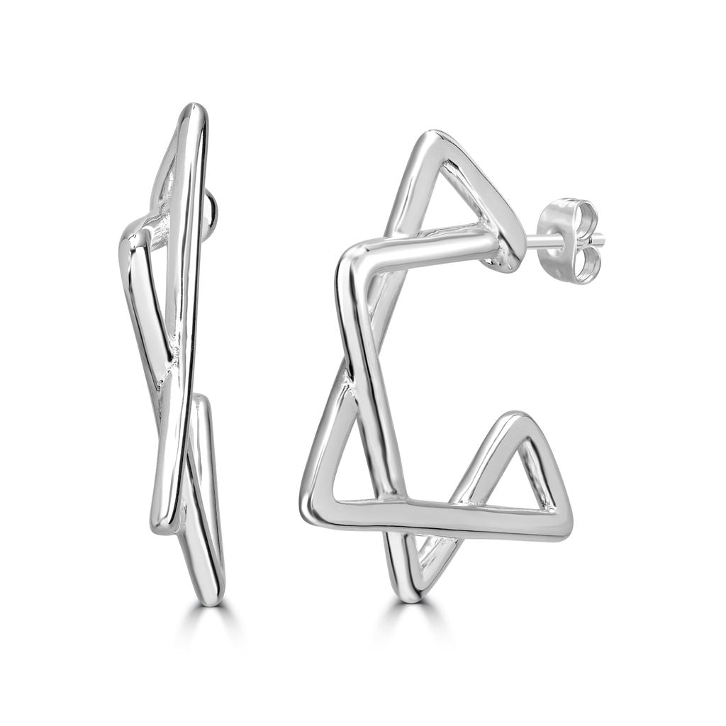 Delicate Star of David Stud Earrings - Shop Israel