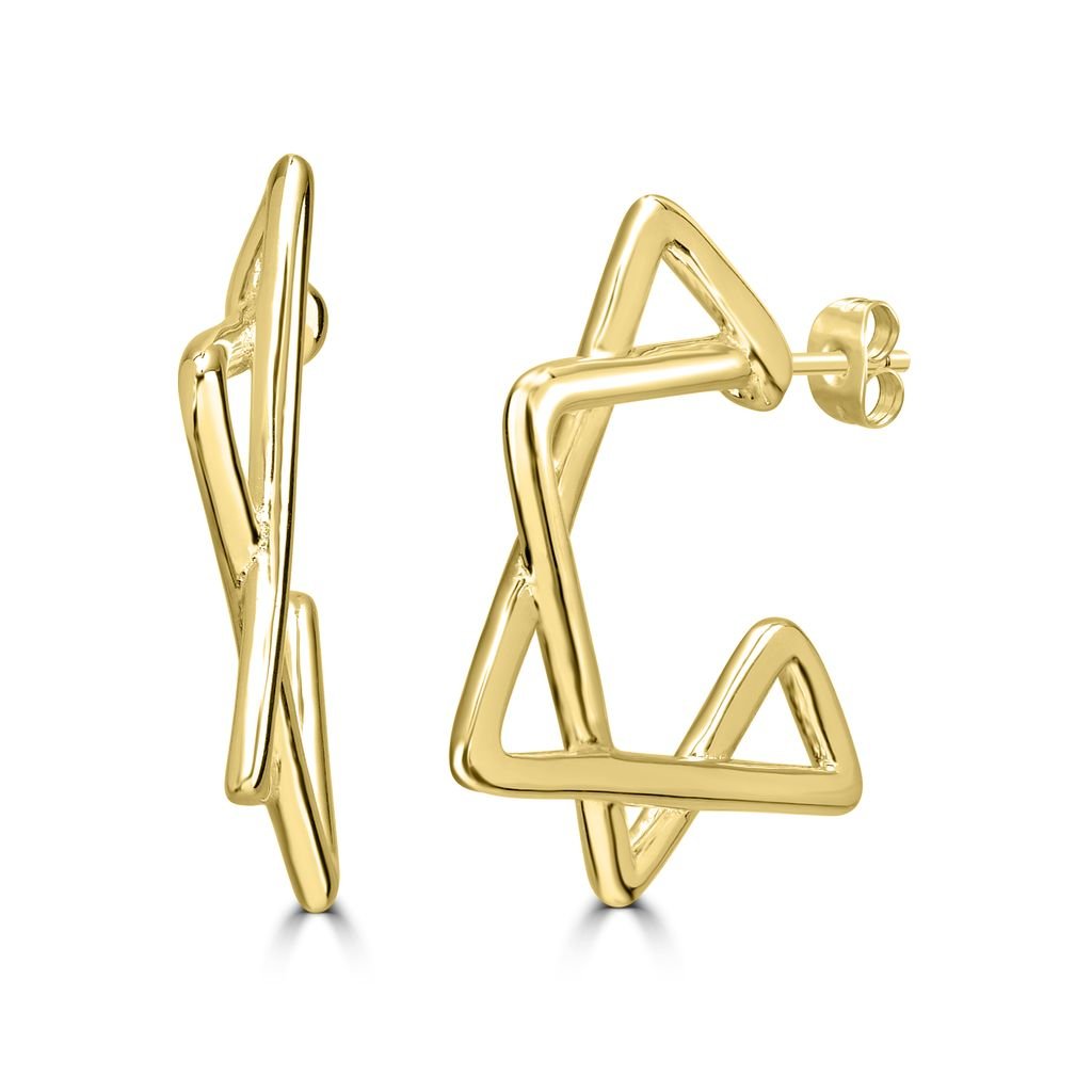 Delicate Star of David Stud Earrings - Shop Israel