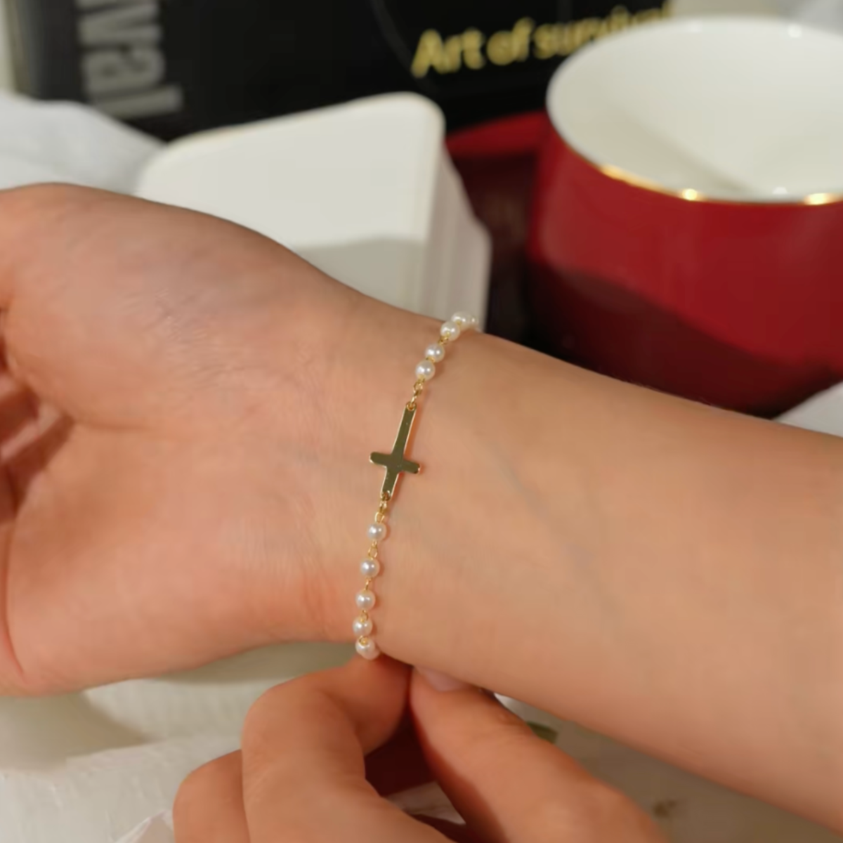 Angel Pearl Bracelet