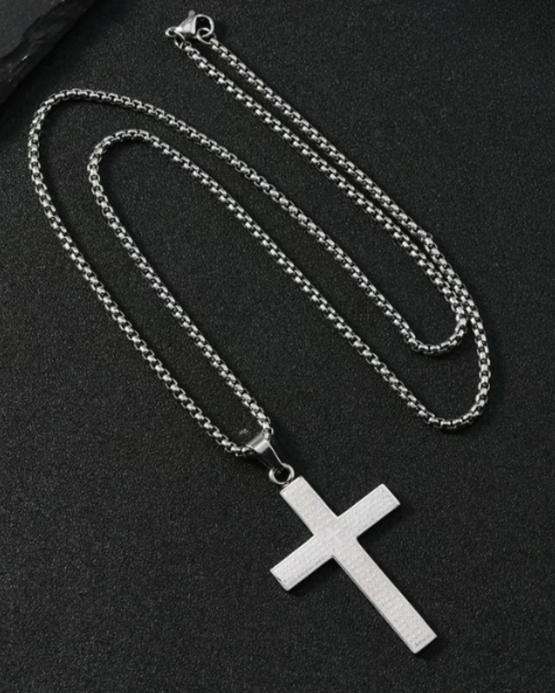 Lord's Prayer Cross Necklace